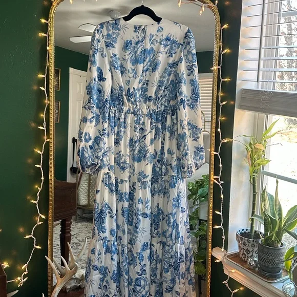 The Drop Azure Blue Dress - Picture 10 of 11